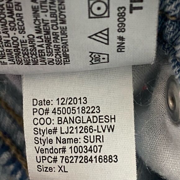 l.e.i. Suri Short Overalls Retro 2013 Cotton XL Junior Size - Picture 11 of 12